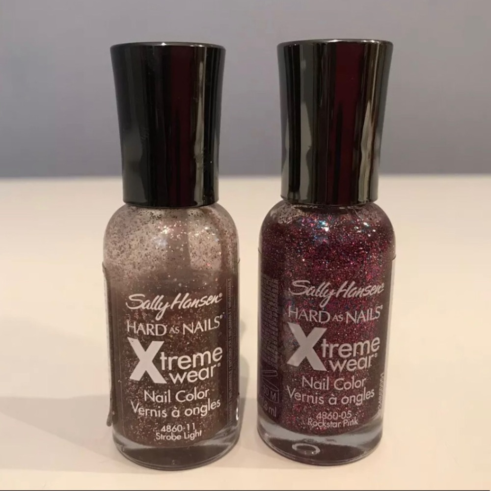 (2) SALLY HANSEN EXTREME WEAR NAIL POLISH SET